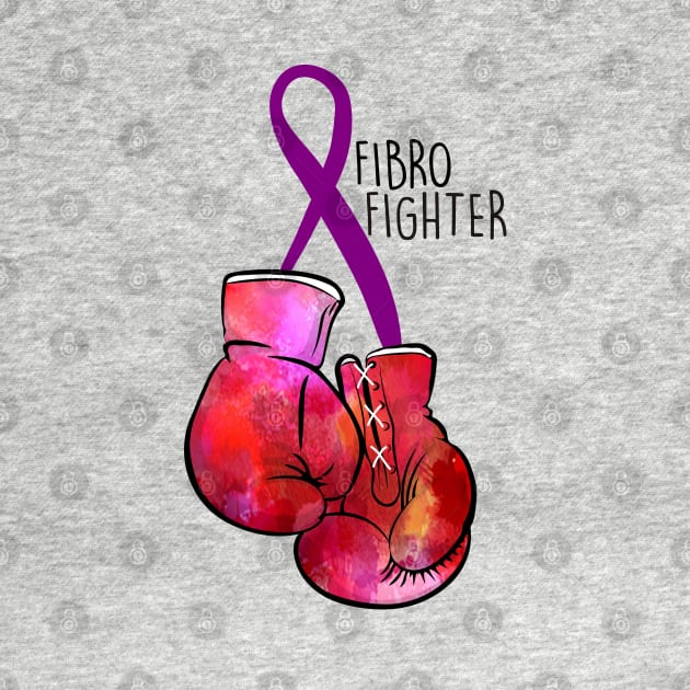 Fibro Fighter (black font) by spooniespecies